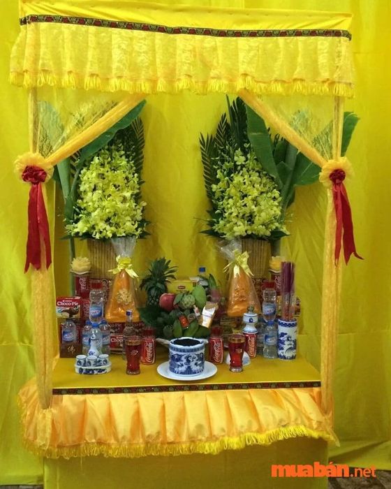 Các loại bàn thờ trong gia đình