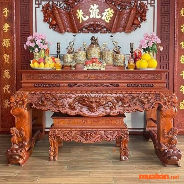 Các loại bàn thờ trong gia đình