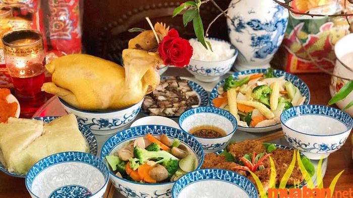 Mâm lễ cúng giao thừa