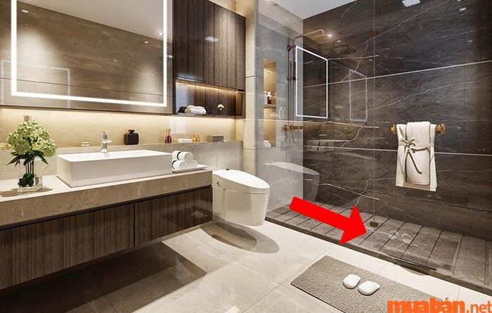 Hướng phòng vệ sinh nên căn cứ vào hướng của bồn cầu, cần tránh hướng xấu đối với gia chủ.