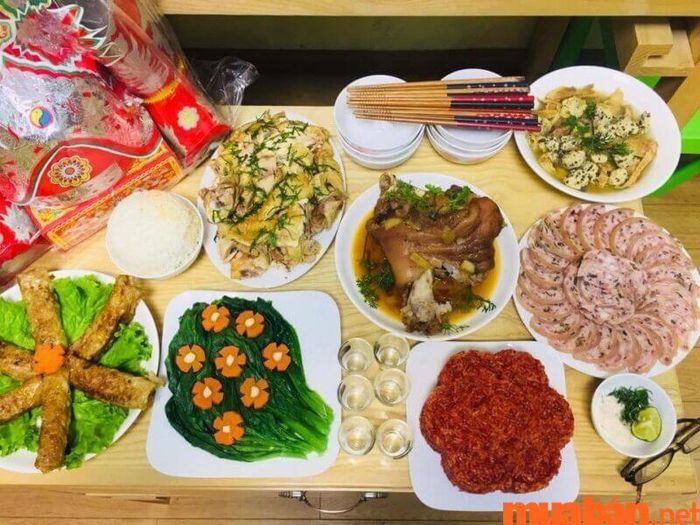 Mâm lễ cúng giao thừa