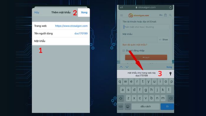 Cài đặt tính năng tự động điền mật khẩu trên iPhone - Bước 3