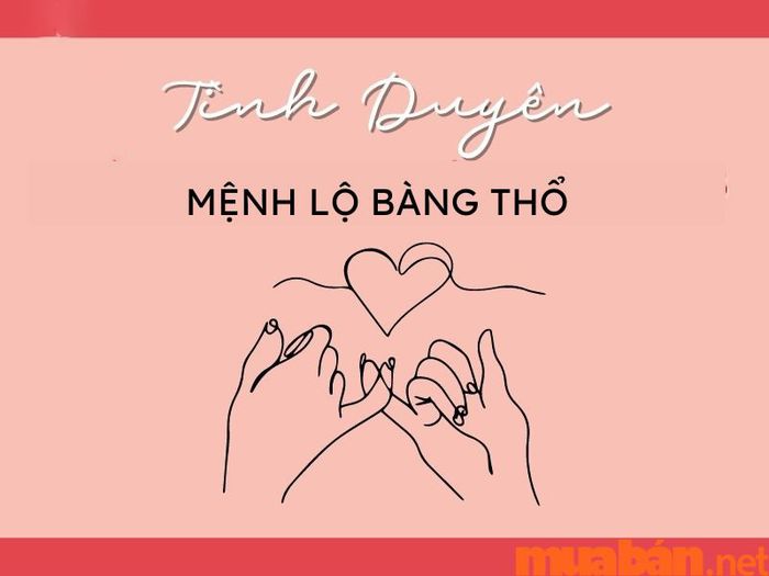 Người mệnh Lộ Bàng Thổ thường phải đối mặt với nhiều khó khăn trong chuyện tình cảm.