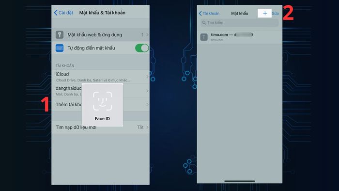 Cài đặt tính năng tự động điền mật khẩu trên iPhone - Bước 2
