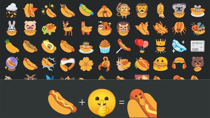 Tính năng ghép biểu tượng cảm xúc trên Google thông qua Emoji Kitchen