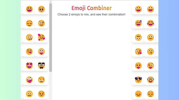 Hướng dẫn ghép biểu tượng cảm xúc với Emoji Combiner - Bước 1