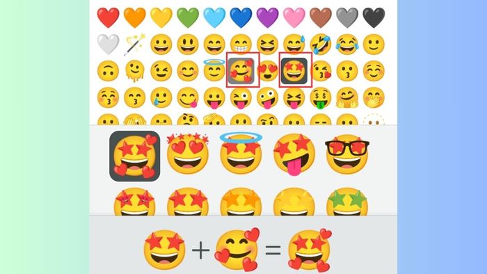 Cách ghép biểu tượng cảm xúc miễn phí qua Emoji Kitchen Browser - bước 2