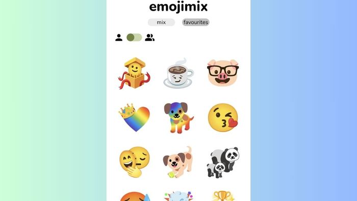 Hướng dẫn ghép biểu tượng cảm xúc bằng Emojimix bước đầu tiên