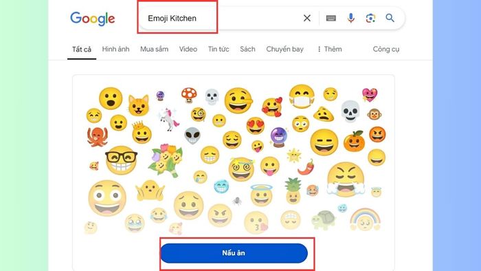 Hướng dẫn ghép biểu tượng cảm xúc trên Google với Emoji Kitchen, bước đầu tiên