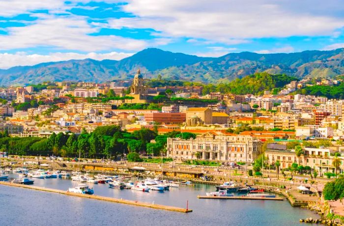 The Frecciabianca now speeds across Sicily to Messina.