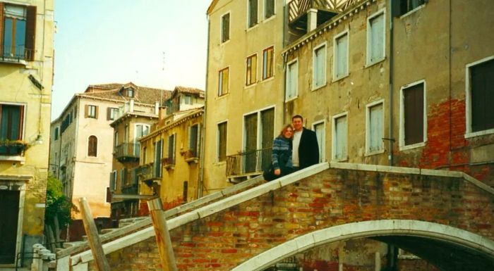 Dan and Esther got engaged while visiting Venice.