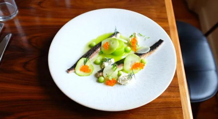 A delectable mackerel dish from The Pig’s Ear.