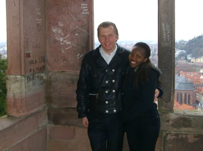 Klaus and Sallie exploring Heidelberg in 2011.