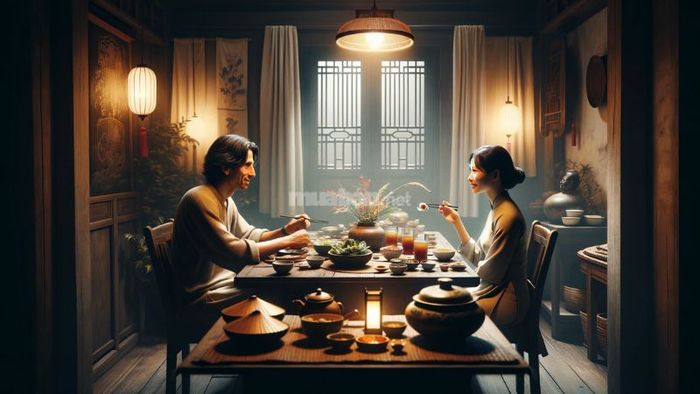 Giấc mơ thấy ăn cơm với mẹ