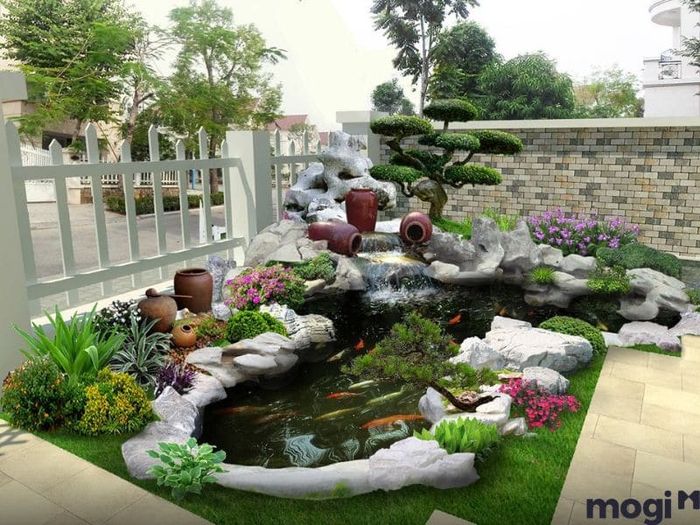 Hướng Dẫn Tự Làm Hồ Cá Sân Vườn