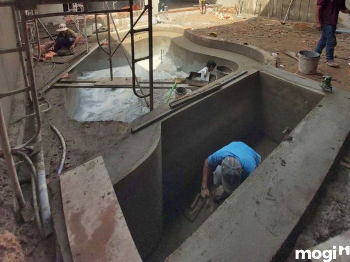 tự xây dựng hồ cá sân vườn