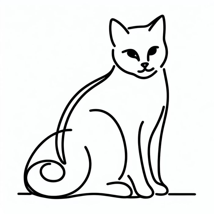 5. This is a cat.