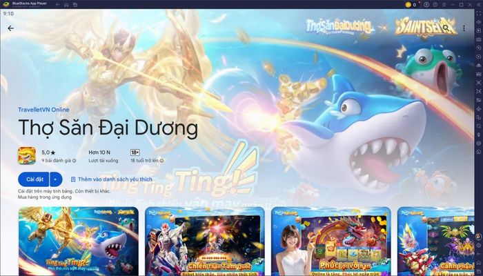 Hãy tham gia ngay trò chơi bắn cá hấp dẫn Thợ Săn Đại Dương trên PC cùng BlueStacks