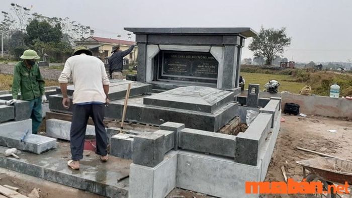 Thước lỗ ban dùng trong xây dựng mộ cải táng
