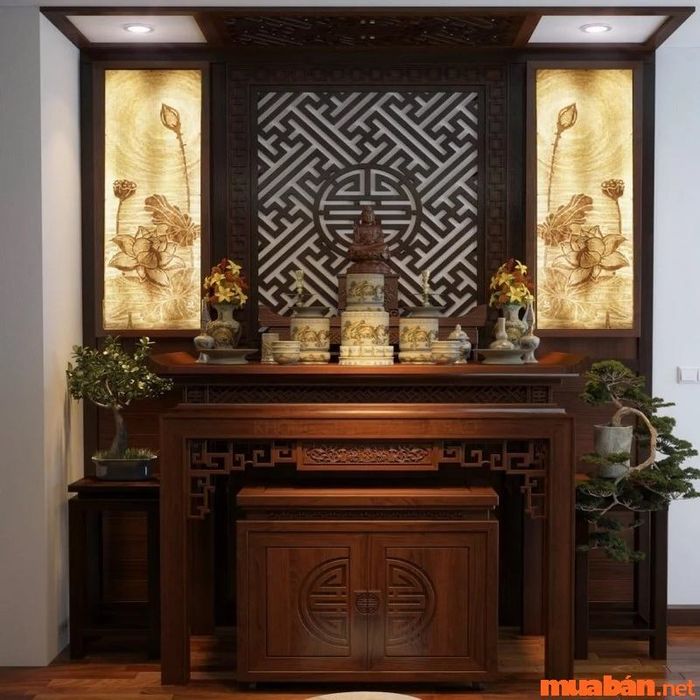 Thước lỗ ban cho bàn thờ