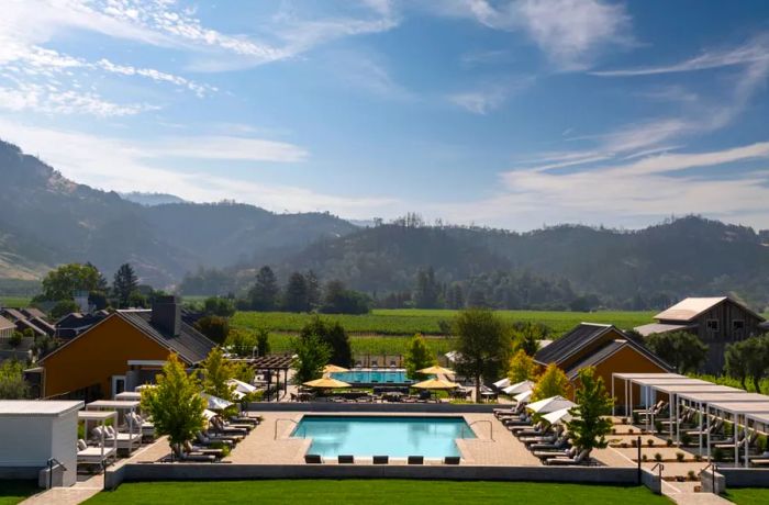 The new Four Seasons Resort and Residences in Napa Valley includes an onsite winery for guests to enjoy.