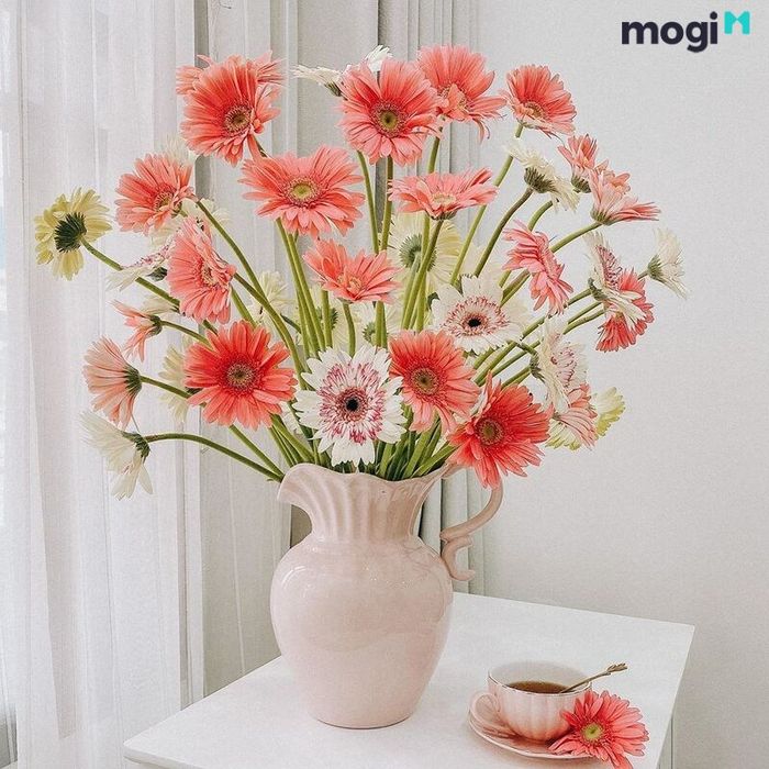 Mẫu hoa đồng tiền cắm bàn thờ đẹp.