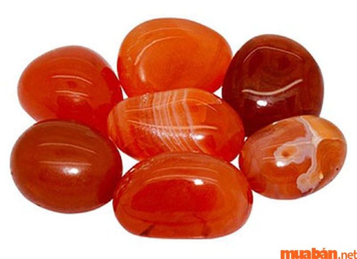Đá Carnelian giúp cân bằng huyết áp và cải thiện tuần hoàn