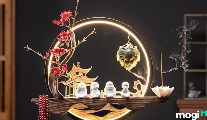 Thác khói trầm hương chú tiểu mang một ý nghĩa vô cùng sâu sắc về mặt tâm linh.