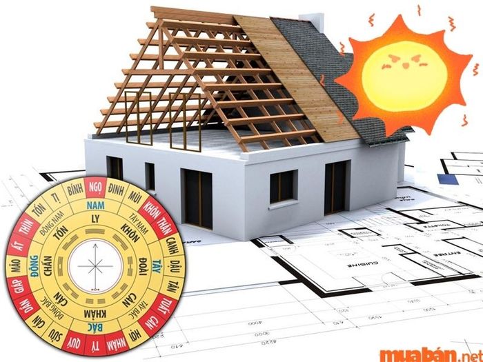 Nhà hướng Tây thường gặp phải vấn đề nắng nóng, đặc biệt là vào buổi chiều, khiến cho không gian sống trở nên oi bức và khó chịu.