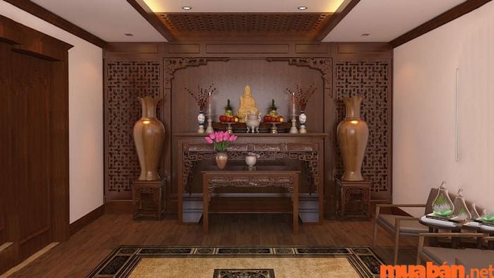 Khám phá mẫu phòng thờ đẹp 6