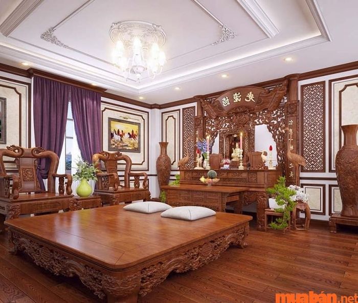 Khám phá mẫu phòng thờ 3
