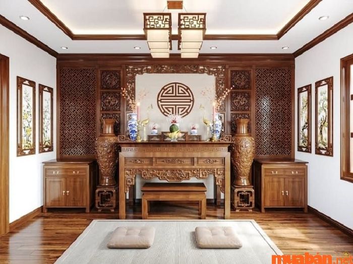 Khám phá mẫu phòng thờ đẹp 1
