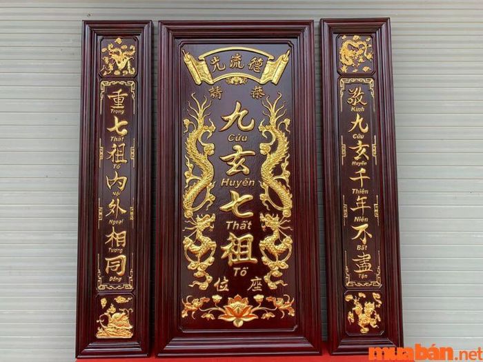 Các mẫu Cửu Huyền Thất Tổ phổ biến hiện nay