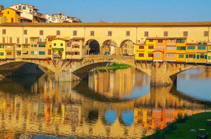 A bridge too far: The Ponte Vecchio in Florence.