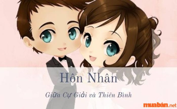 Cự Giải và Thiên Bình sẽ như thế nào trong hôn nhân?