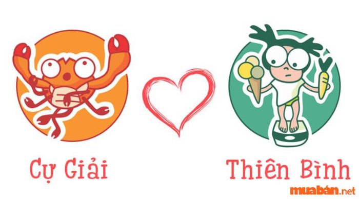 Mức độ thân mật giữa Cự Giải và Thiên Bình trong tình yêu