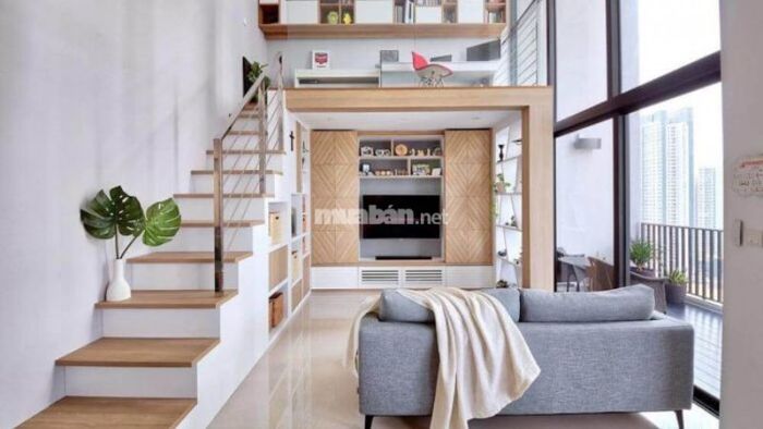 Nhà cấp 4 gác lửng đúc giả với đầy đủ tiện nghi