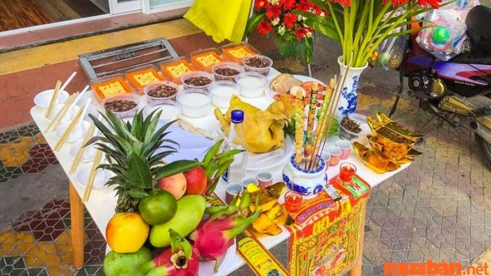 Mâm cúng sửa nhà có sự khác biệt tùy vào từng vùng miền