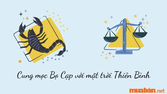 Cung mọc Bọ Cạp với mặt trời Thiên Bình