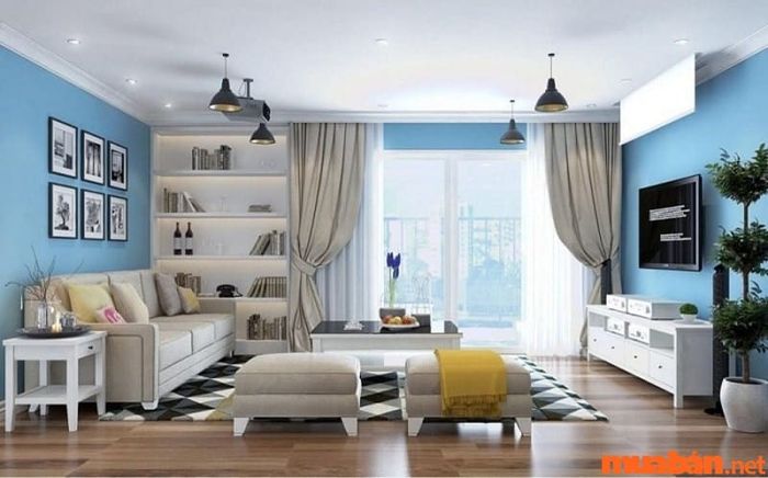 Người mệnh Thủy nên chọn màu sắc chủ đạo trong thiết kế nội thất là xanh dương hoặc đen để tăng cường sự hòa hợp và thịnh vượng.