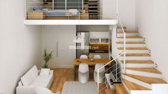 Nhà cấp 4 gác lửng đúc giả thích hợp cho gia đình nhỏ