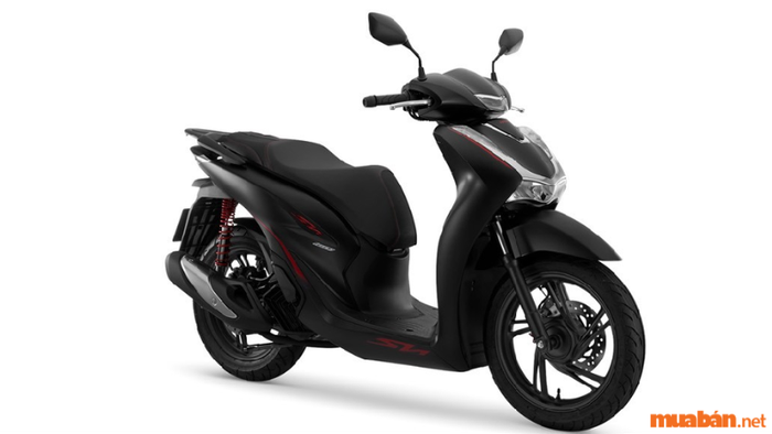 Mẫu xe Honda SH 160i 2024 phiên bản đặc biệt với màu đen
