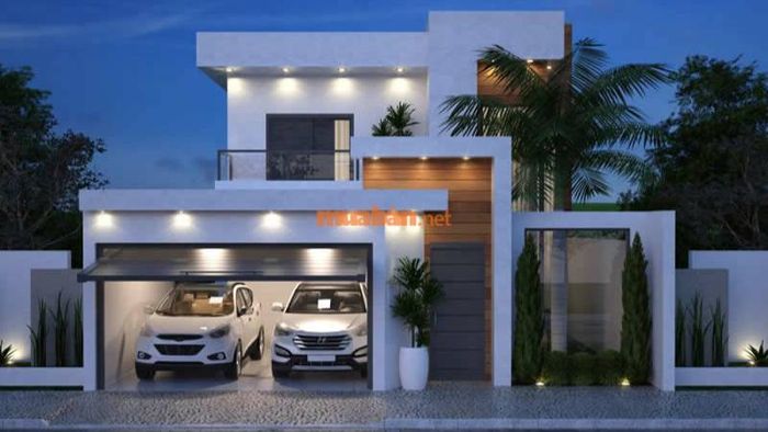 Mẫu nhà 1 trệt 1 lửng diện tích 75m2
