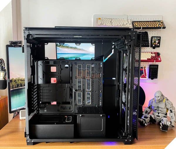 Đánh giá thùng máy PC CORSAIR 9000D RGB AIRFLOW Super-Tower: Ấn tượng khả năng mở rộng và làm mát (phiên bản 23)