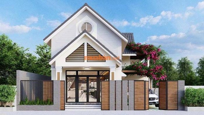 Mẫu nhà 1 trệt 1 lửng 75m2