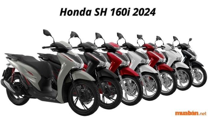 Mẫu xe Honda SH 160i 2024