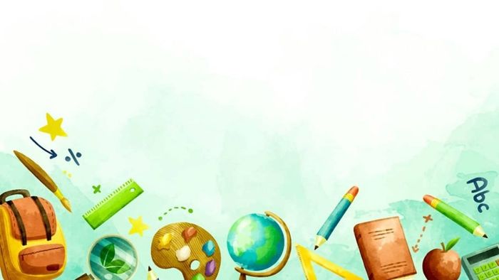 Nền PowerPoint chúc mừng ngày Nhà giáo Việt Nam với hình ảnh lớp học đầy sắc màu tươi vui.
