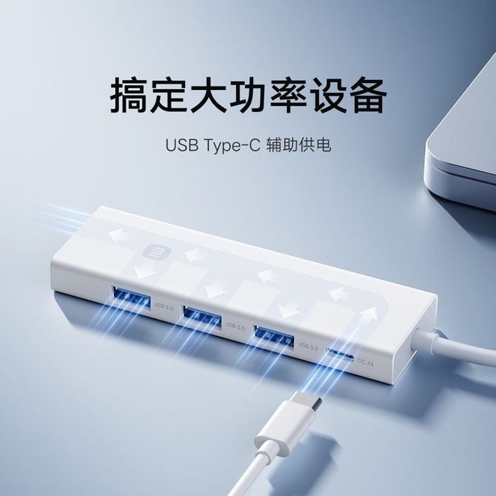 Sản phẩm đi kèm cả cổng USB-A và USB-C.