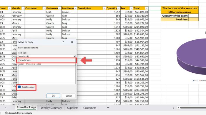 Cách thức tách sheet trong Excel thành các file Excel riêng lẻ