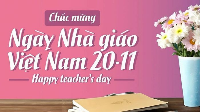 Ý tưởng thiết kế background đẹp mắt cho Ngày Nhà giáo